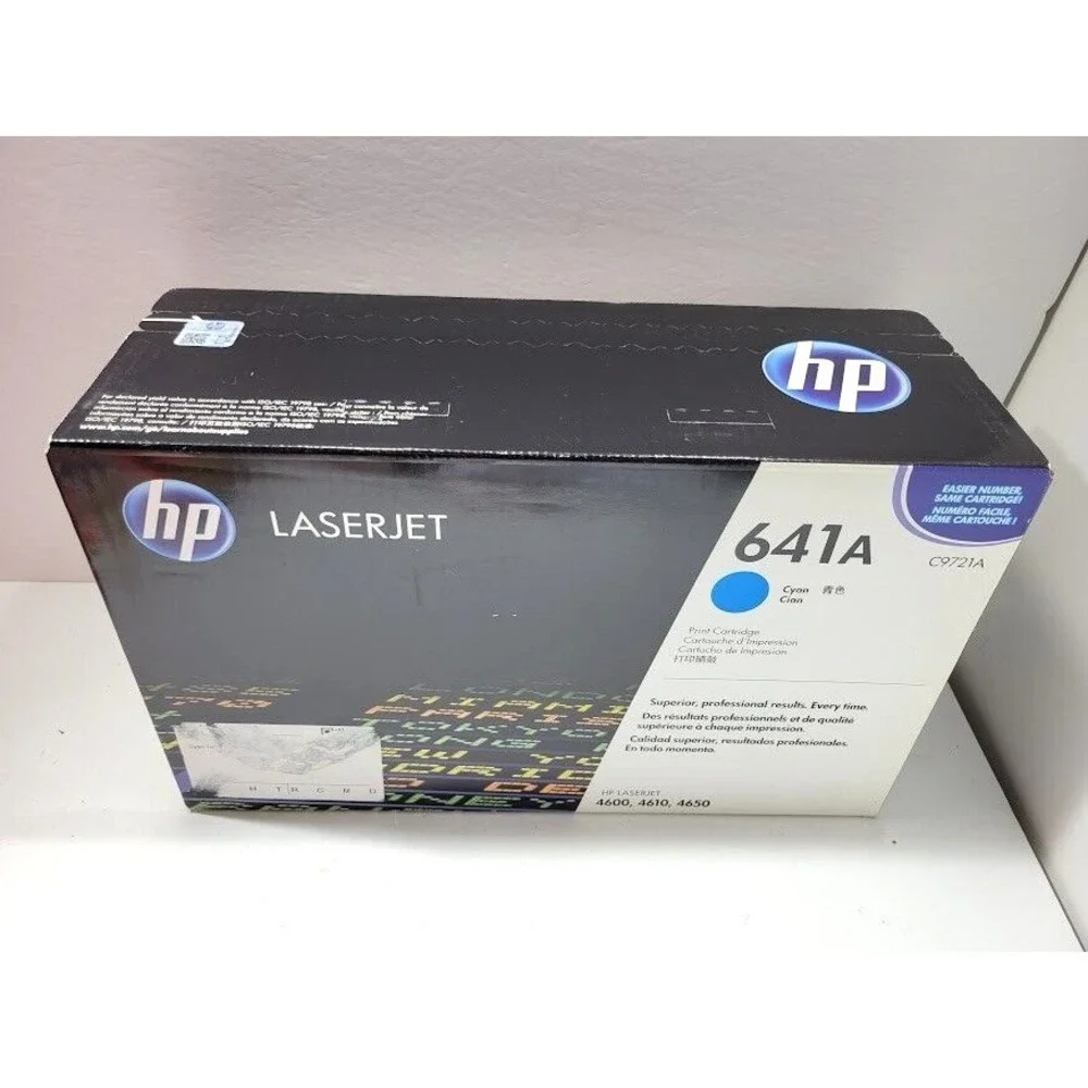 NEW OEM GENUINE HP 641A CYAN C9721A TONER LASERJET 4600 4610 4650 URR2-4 FACTORY